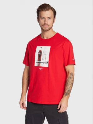 Puma T-Shirt COCA-COLA 536159 Czerwony Regular Fit