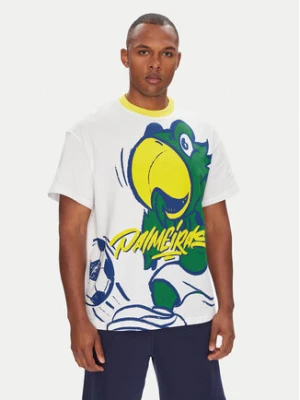 Puma T-Shirt CWC Hoops x Palmeiras 631705 Biały Regular Fit