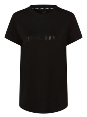 Puma T-shirt damski Kobiety Sztuczne włókno czarny nadruk,