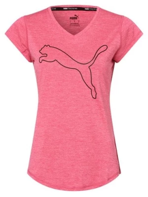 Puma T-shirt damski Kobiety Sztuczne włókno wyrazisty róż nadruk,
