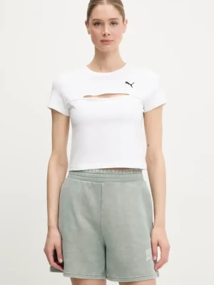 Puma t-shirt damski kolor biały 631164