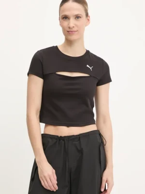 Puma t-shirt damski kolor czarny 631164