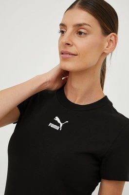 Puma t-shirt damski kolor czarny 535610