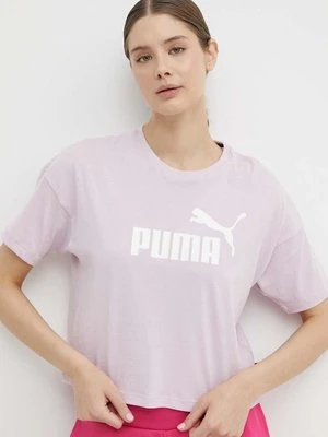 Puma t-shirt damski kolor fioletowy 586866