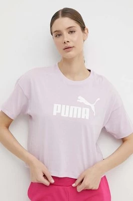 Puma t-shirt damski kolor fioletowy 586866