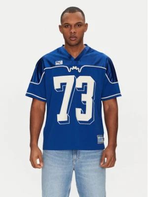 Puma T-Shirt Dress Code Football 630254 Niebieski Relaxed Fit