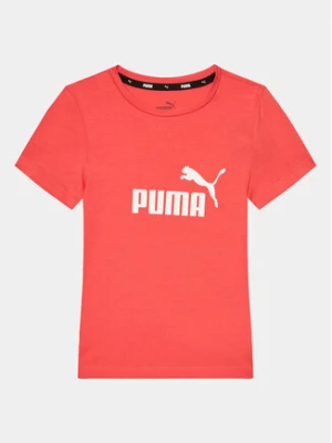 Puma T-Shirt Ess Logo 587029 Czerwony Regular Fit