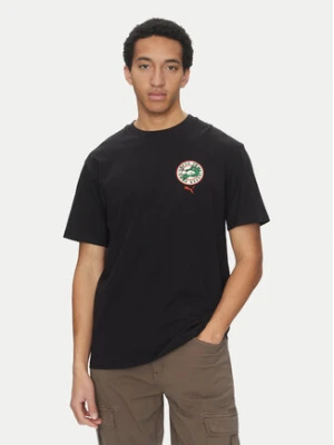 Puma T-Shirt Graphics Super 629639 Czarny Relaxed Fit