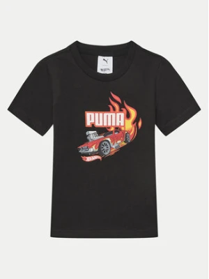 Puma T-Shirt Hot Wheels 630069 Czarny Regular Fit