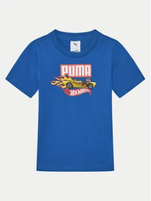 Puma T-Shirt Hot Wheels 630069 Niebieski Regular Fit