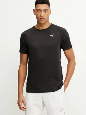 Puma t-shirt męski kolor czarny gładki 526629