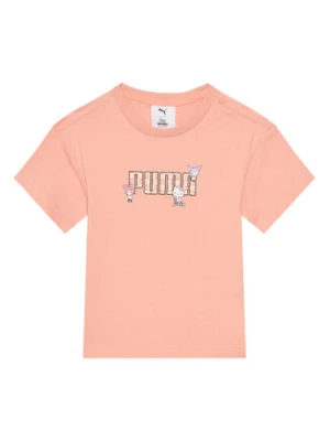 Puma T-Shirt PUMA X Hello Kitty And Friends 630062 Koralowy Regular Fit