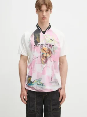 Puma t-shirt PUMA x KIDSUPER Graphic Jersey męski kolor biały wzorzysty 629512