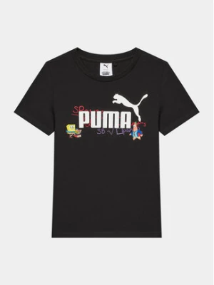 Puma T-Shirt Puma X Spongebob 622212 Czarny Regular Fit