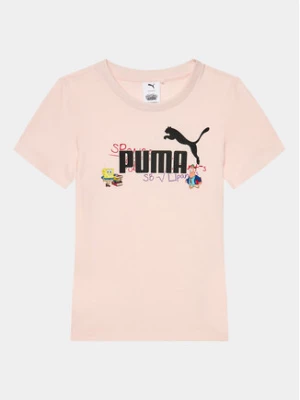 Puma T-Shirt Puma X Spongebob 622212 Różowy Regular Fit