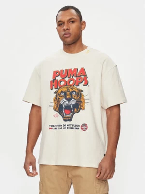 Puma T-Shirt Showtime 624737 Écru Regular Fit