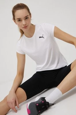 Puma T-shirt treningowy kolor biały 586857