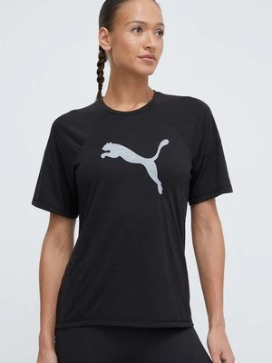 Puma t-shirt treningowy Evostripe kolor czarny 677876