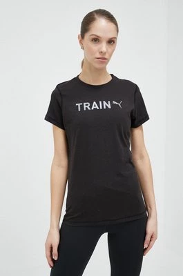 Puma t-shirt treningowy kolor czarny