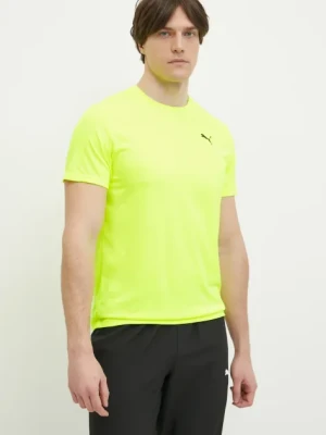 Zdjęcie produktu Puma t-shirt treningowy Tad Essentials kolor żółty gładki 525908