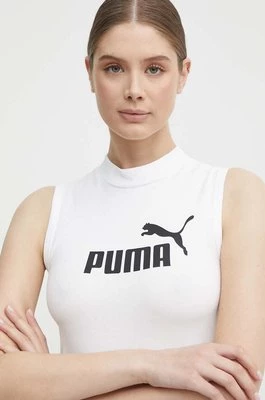 Puma top damski kolor biały 673695