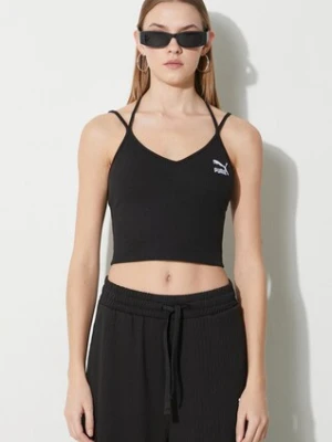 Puma top damski kolor czarny 624255