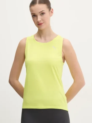 Puma top do biegania Velocity kolor żółty 526574