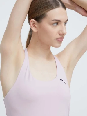 Puma top do jogi STUDIO ULTRABARE różowy