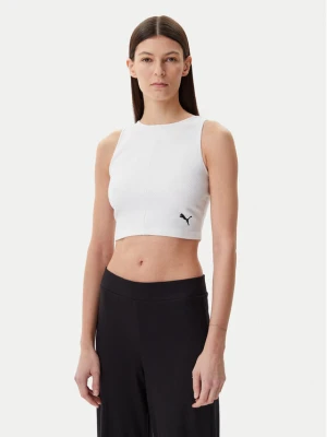 Puma Top Ess 629765 Biały Slim Fit