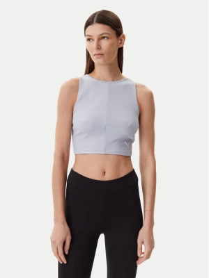 Puma Top Ess 629765 Błękitny Slim Fit Niebieski jasny