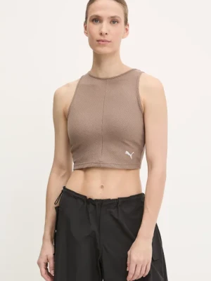 Puma top kolor brązowy 629765