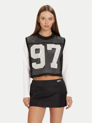 Puma Top PUMA X ROSÉ 633804 01 Czarny Relaxed Fit