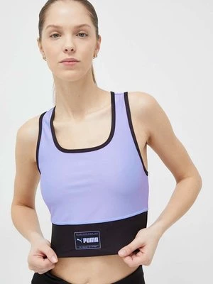 Puma top treningowy Fit Eversculpt kolor fioletowy