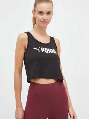 Puma top treningowy kolor czarny