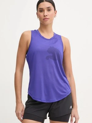 Puma top treningowy Train All Day kolor fioletowy 523803