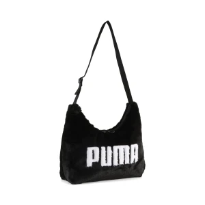 PUMA Torba hobo UP Slouchy ze sztucznego futerka 5,5 l, Akcesoria, Czarny,