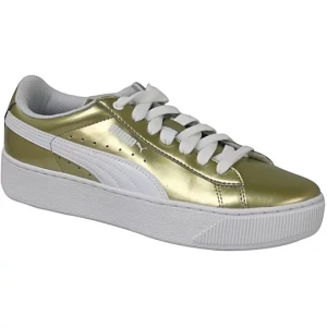Puma Vikky Platform 363609-01, Damskie, Złote, buty sportowe, syntetyk, rozmiar: 38, 5