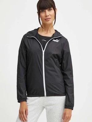 Puma wiatrówka Essentials Solid kolor czarny przejściowa 847494