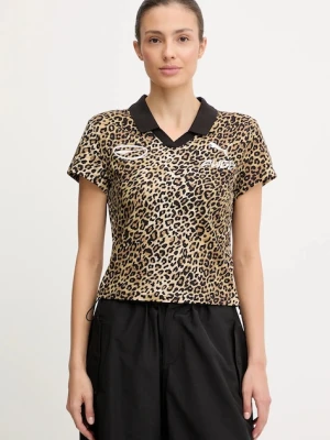 Puma x A$AP ROCKY polo bawełniane damski kolor brązowy 636099