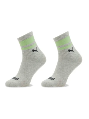 Puma Zestaw 2 par wysokich skarpet unisex Unisex Heritage 938022 Szary