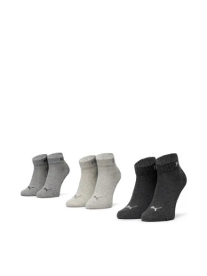 Puma Zestaw 3 par niskich skarpet damskich 90793504 r.35/38 Szary