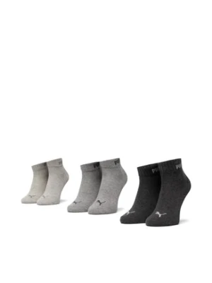Puma Zestaw 3 par niskich skarpet damskich 90793504 r. 39/42 Szary
