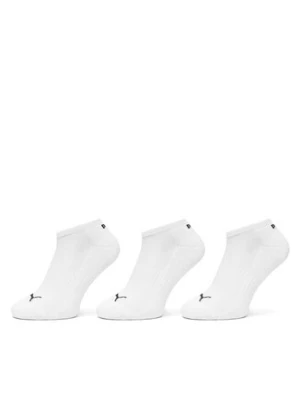 Puma Zestaw 3 par niskich skarpet unisex 938626 Biały