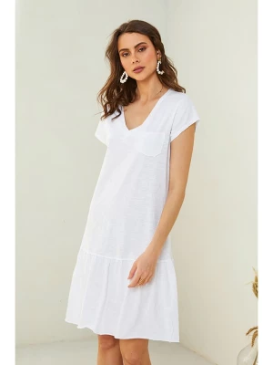 Pure Cotton Sukienka w kolorze białym rozmiar: L/XL