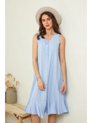 Pure Cotton Sukienka w kolorze błękitnym rozmiar: L/XL