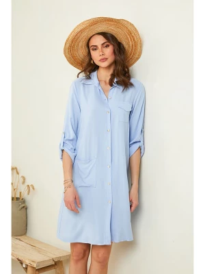 Pure Cotton Sukienka w kolorze błękitnym rozmiar: L/XL