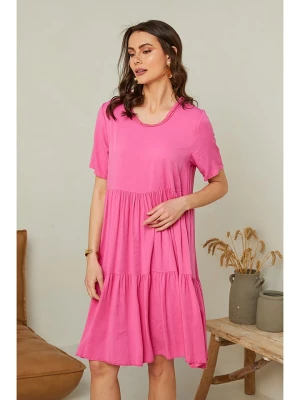 Pure Cotton Sukienka w kolorze różowym rozmiar: S/M