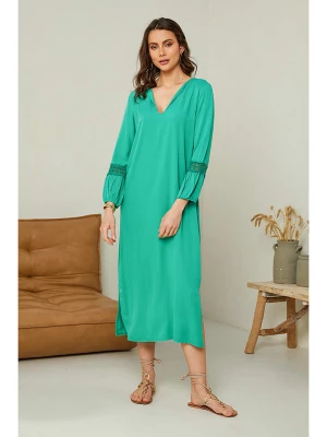 Pure Cotton Sukienka w kolorze zielonym rozmiar: S/M