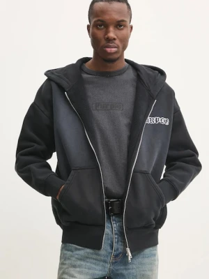 PURPLE BRAND bluza bawełniana HWT FLEECE ZIP FRONT HOODY