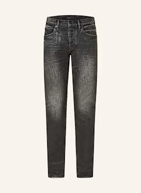 Purple Brand Jeansy Coated Skinny Fit schwarz
